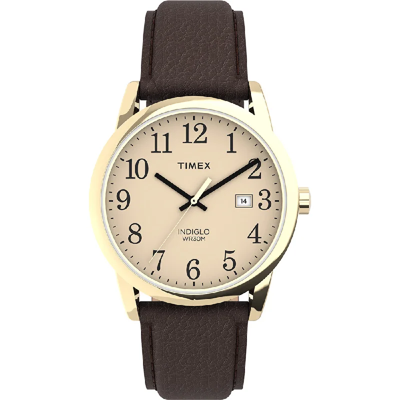 Men's Classic Watch Asian Made Edition-Timex Easy Reader Classic Men's Cream Watch TW2P75800