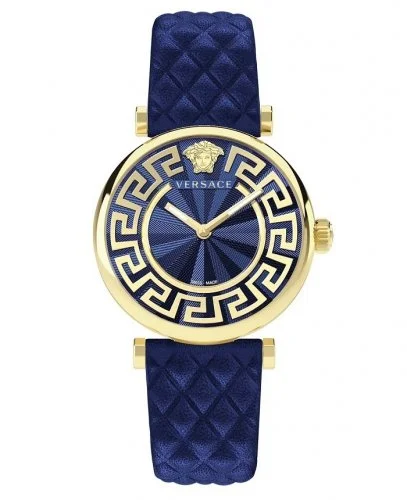 Men's Swiss Engraved Edition-Versace Ladies Watch Lady 35mm Blue VE1CA0223