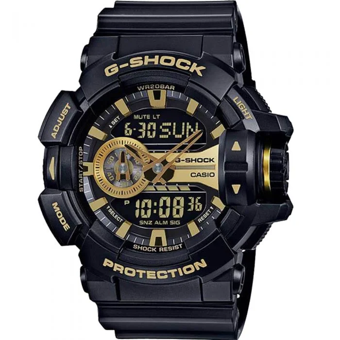 Men's French Made Style Digital Watches-G-Shock GA-400GB-1A9