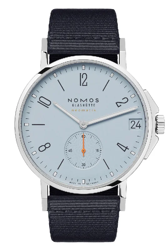 Men's Smart Design Dress Watches-Nomos Glashütte Ahoi Neomatik 38 Date Sky 526