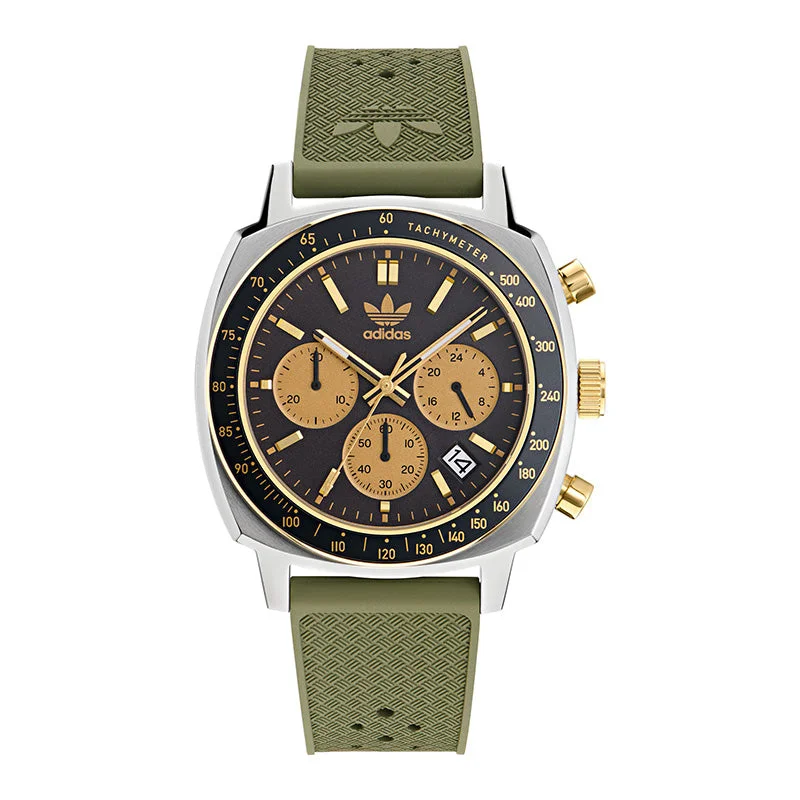 Unisex Limited Edition Style Watches-Adidas Originals Master Originals One Chrono Unisex Black Watch AOFH23504