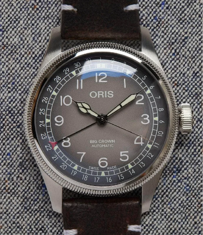 Men's Mechanical Movement Style Men's Digital Watches-Big Crown X Cervo Volante