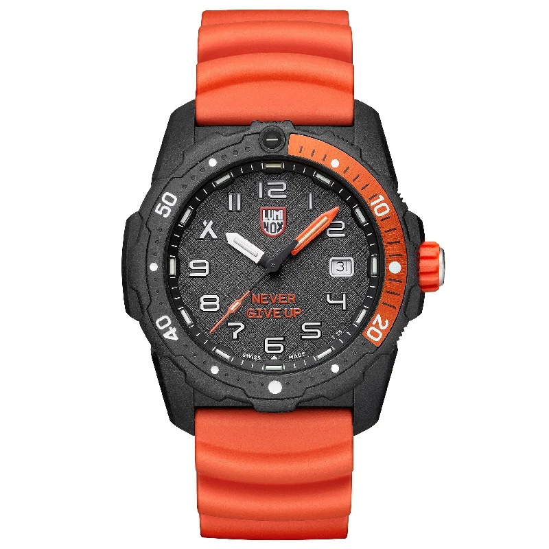 Unisex Date Night Design Watches-Luminox Bear Grylls Survival Men's Orange Watch XB.3729.NGU