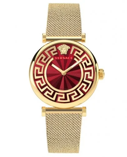 Men's Swiss Special Edition-Versace Ladies Watch Lady 35mm Red Milanese Bracelet VE1CA0523