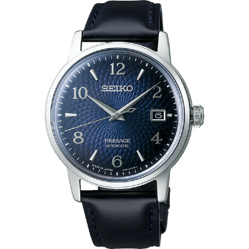 Men's Anniversary Design Digital Watches-Seiko Presage SRPE43J Manhattan Cocktail Time Watch