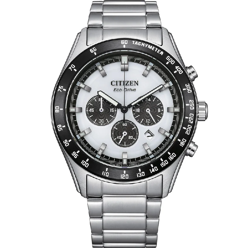 Men's Digital Chronograph Watches -Citizen Eco-Drive CA4674-58A Chronograph