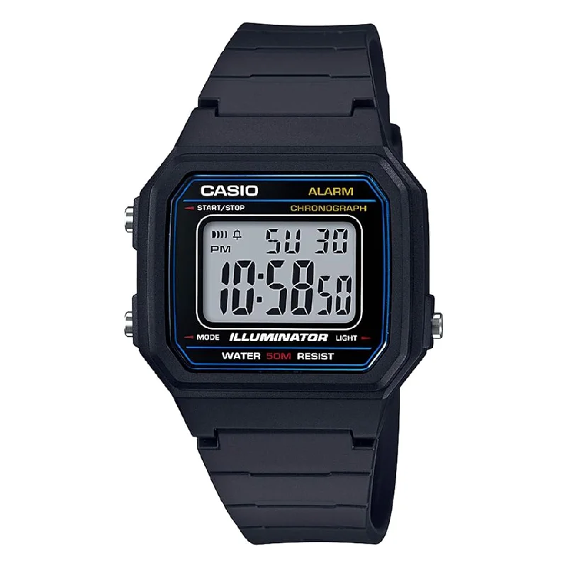 Unisex Fashionable Style Watches-Casio Watch Chronograph Digital Black W-217H-1AVDF Unisex Fashionable Style Watches-Casio Watch Chronograph Digital Black W-217H-1AVDF