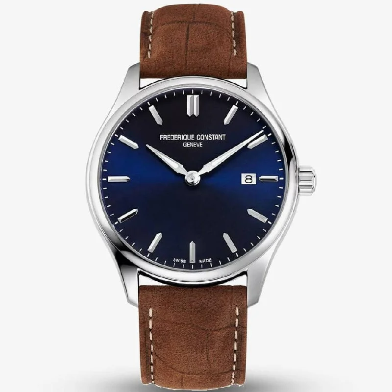 Men's Gift Style Men's Watches-Frederique Constant Classics Men's Brown Watch FC-220NS5B6