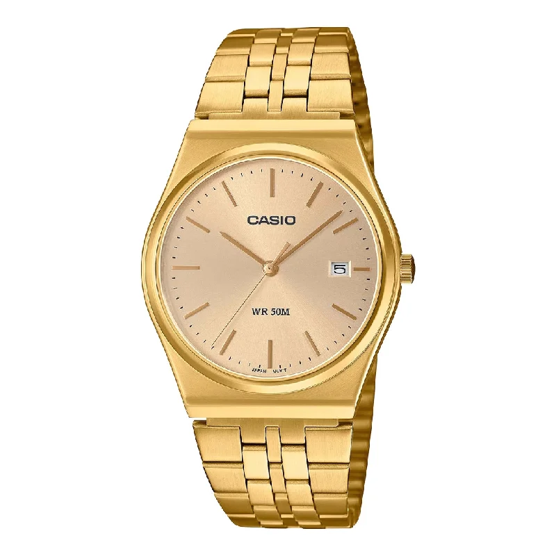 Women's Minimalist Design Mechanical Watches-Orologio Casio MTP-B145G-9AVEF quadrante dorato unisex Women's Minimalist Design Mechanical Watches-Orologio Casio MTP-B145G-9AVEF quadrante dorato unisex
