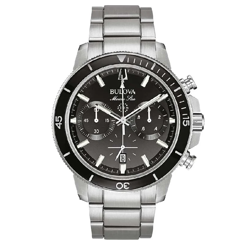 Men's French Made Style Sports Watches-Orologio Bulova 96B272 cronografo Marine Star Men's French Made Style Sports Watches-Orologio Bulova 96B272 cronografo Marine Star