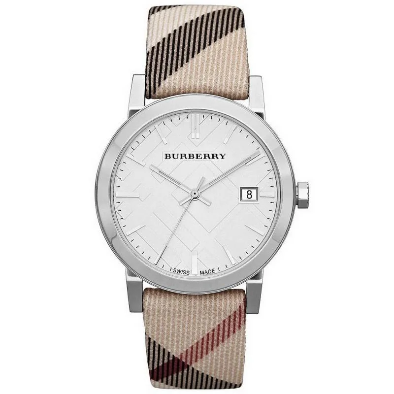 Unisex Asian Made Watches-Burberry BU9022 The City Nova Patterned 38mm Watch