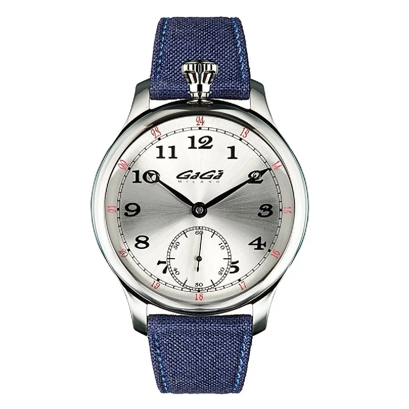 Men's Classic Watch Unique Shape Edition-GaGà Milano Watch Classic Steel Blue 8040.01