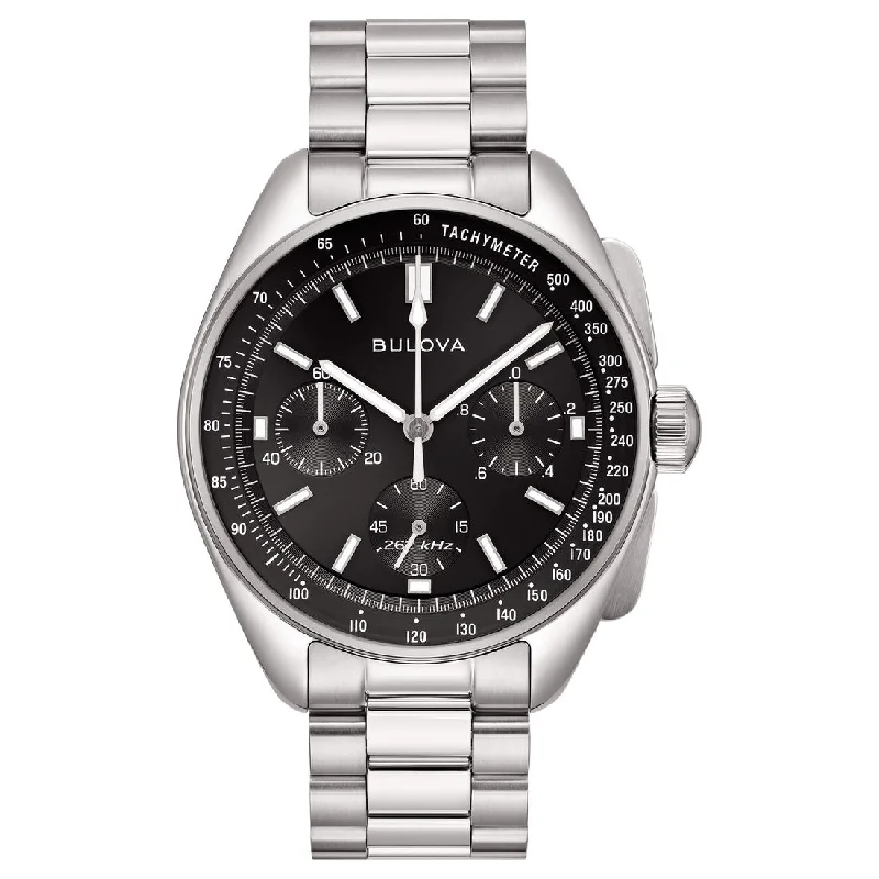 Men's Minimalist Style Sports Watches-Orologio Bulova Archive 96A299 Lunar Pilot 43,5mm nero Men's Minimalist Style Sports Watches-Orologio Bulova Archive 96A299 Lunar Pilot 43,5mm nero