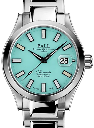 Men's Holiday Season Style Dress Watches-Engineer III Marvelight Chronometer Turquoise Ref. NM9026C-S44C-TQR - 904L Steel