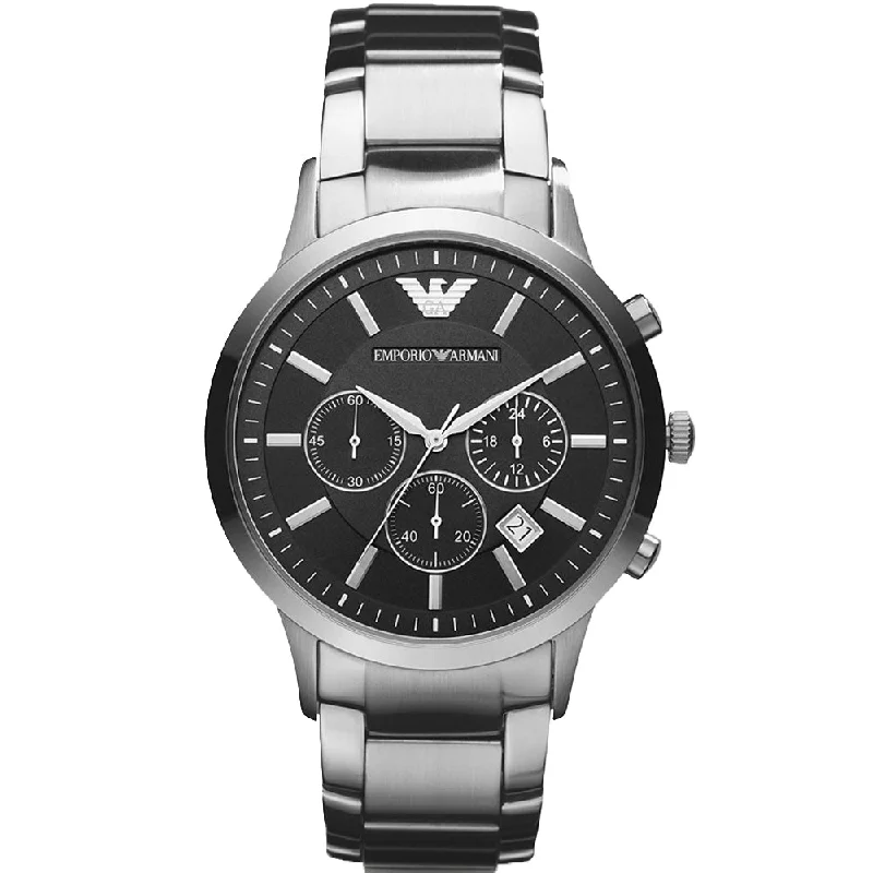 Men's Everyday Wear Style Men's Digital Watches-Emporio Armani 'Renato' AR2434 Chronograph Men's Everyday Wear Style Men's Digital Watches-Emporio Armani 'Renato' AR2434 Chronograph