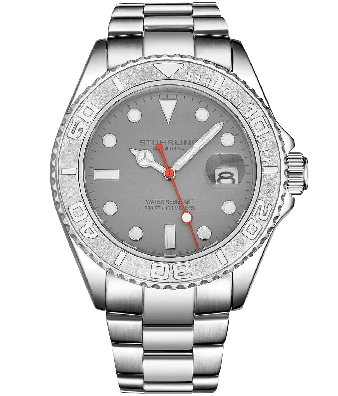 Grey Dial/Silver Case/Stainless Steel Bracelet
