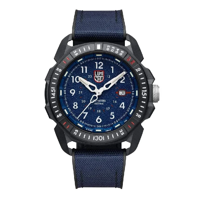 Men's Swiss Watch Quartz Movement Edition-Luminox Men's Watch ICE-SAR Arctic Navy Blue XL.1003.ICE