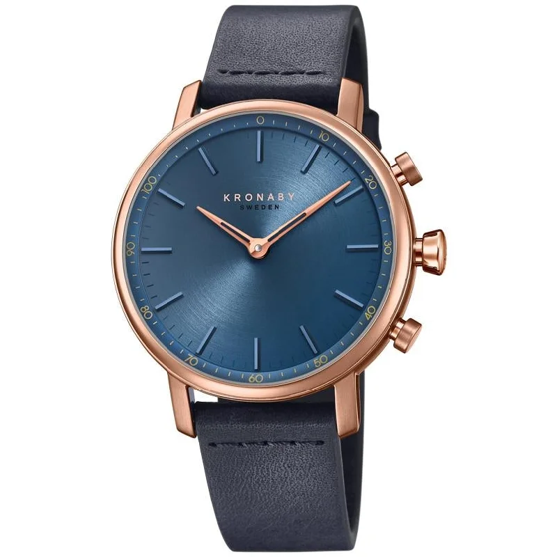 Men's Limited Edition Slim Watches-Kronaby S0669/1 Ladies Black Carat Hybrid Smartwatch Men's Limited Edition Slim Watches-Kronaby S0669/1 Ladies Black Carat Hybrid Smartwatch