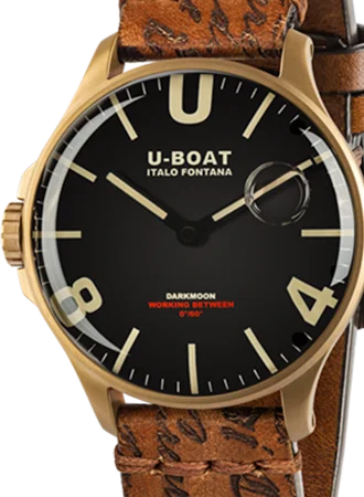 Men's Formal Event Style Dress Watches-Darkmoon 44mm IP Bronze Ref. 8467/A