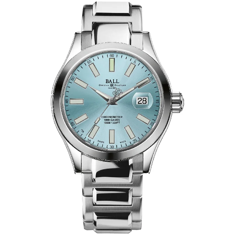 Men's Swiss High-End Edition-Ball Engineer III Marvelight Chronometer Men's Blue Watch NM9026C-S6CJ-IBE