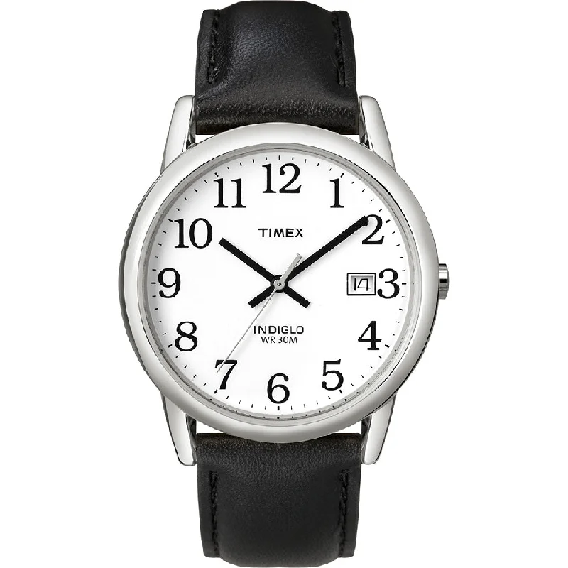 Men's Classic Watch Small Size Edition-Timex Easy Reader Classic Men's White Watch T2H281