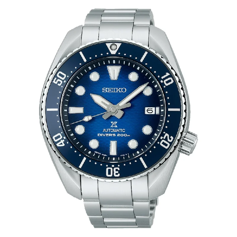 Men's Hand-Wound Style Sports Watches-Orologio Seiko Prospex SPB321J1 Sumo blu degradè