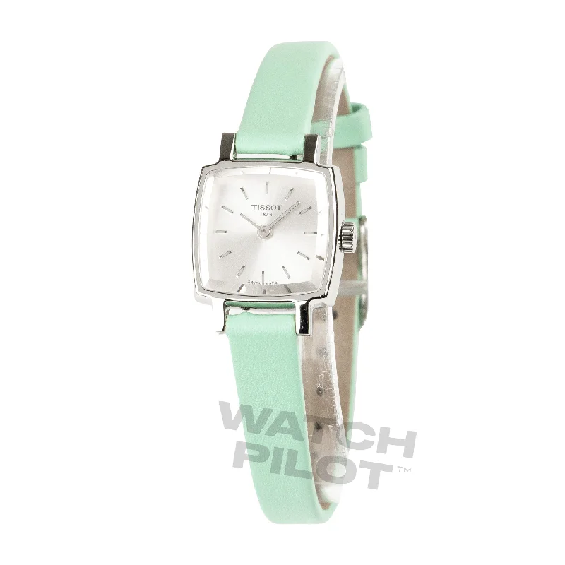 Men's Swiss Watch Solar Powered Edition-Tissot Lovely Summer Ladies Silver Green Watch T0581091603101