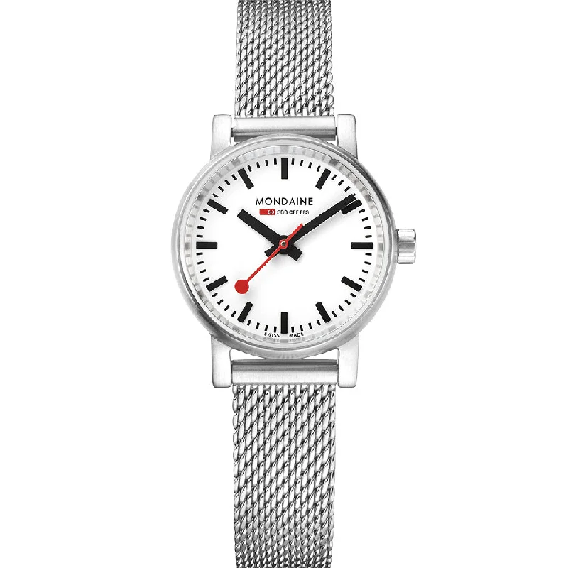 Women's Office Wear Design Dress Watches-Mondaine MSE26110SM Evo2 Petite