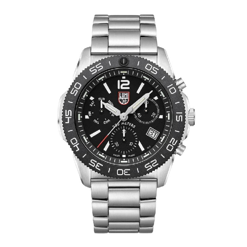 Men's Chronograph Watches with Minimalist Design -Pacific Diver Chronograph, 44mm, Diver Watch, 3142