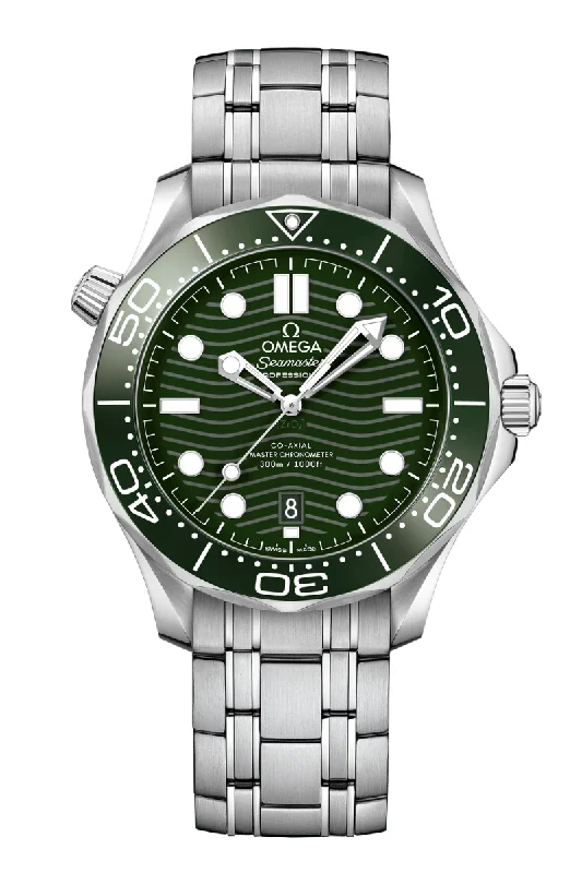 Men's Business Meeting Design Dress Watches-Omega Seamaster Diver 300M Master Chronometer 210.30.42.20.10.001