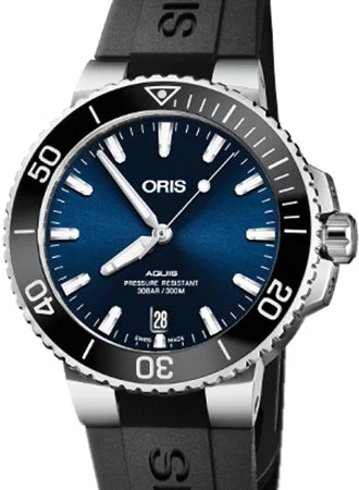 Men's Mechanical Watch Special Edition-Aquis Date Blue - Rubber - 39.5mm - Ref. 01 733 7732 4135-07 4 21 64FC Men's Mechanical Watch Special Edition-Aquis Date Blue - Rubber - 39.5mm - Ref. 01 733 7732 4135-07 4 21 64FC