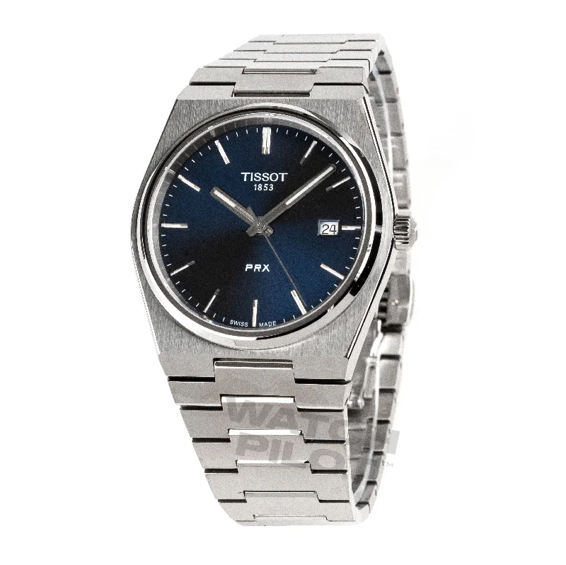 Men's Swiss Analog Edition-Tissot Prx Men's Blue Watch T1374101104100