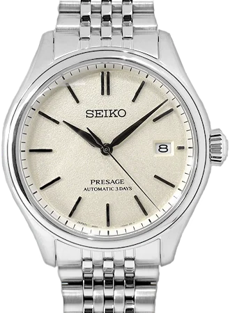 Men's Summer Style Dress Watches-Presage Classic Series Cream Ref. SARX121