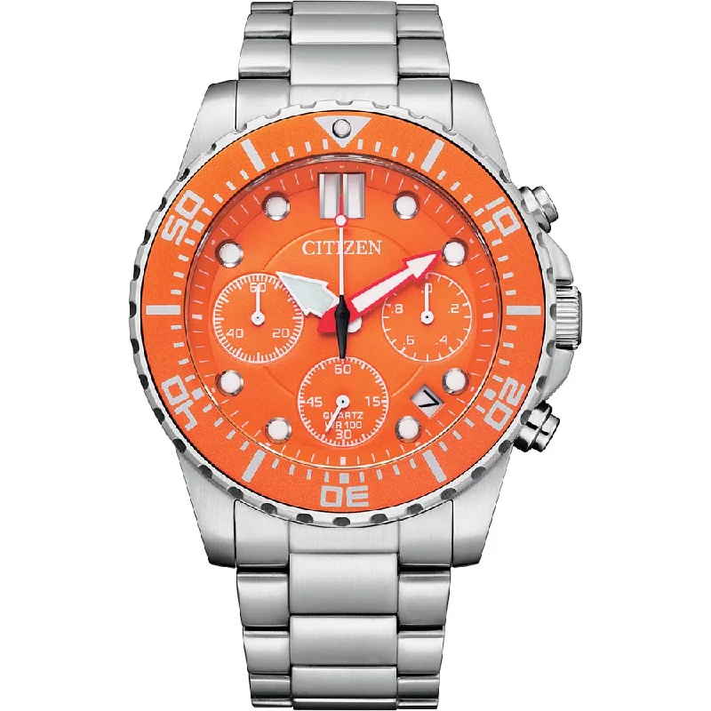 Men's Romantic Dinner Design Digital Watches-Citizen AI5008-82X Chronograph