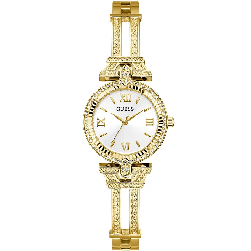 Women's Swiss Made Dress Watches-Guess Delphine GW0864L2