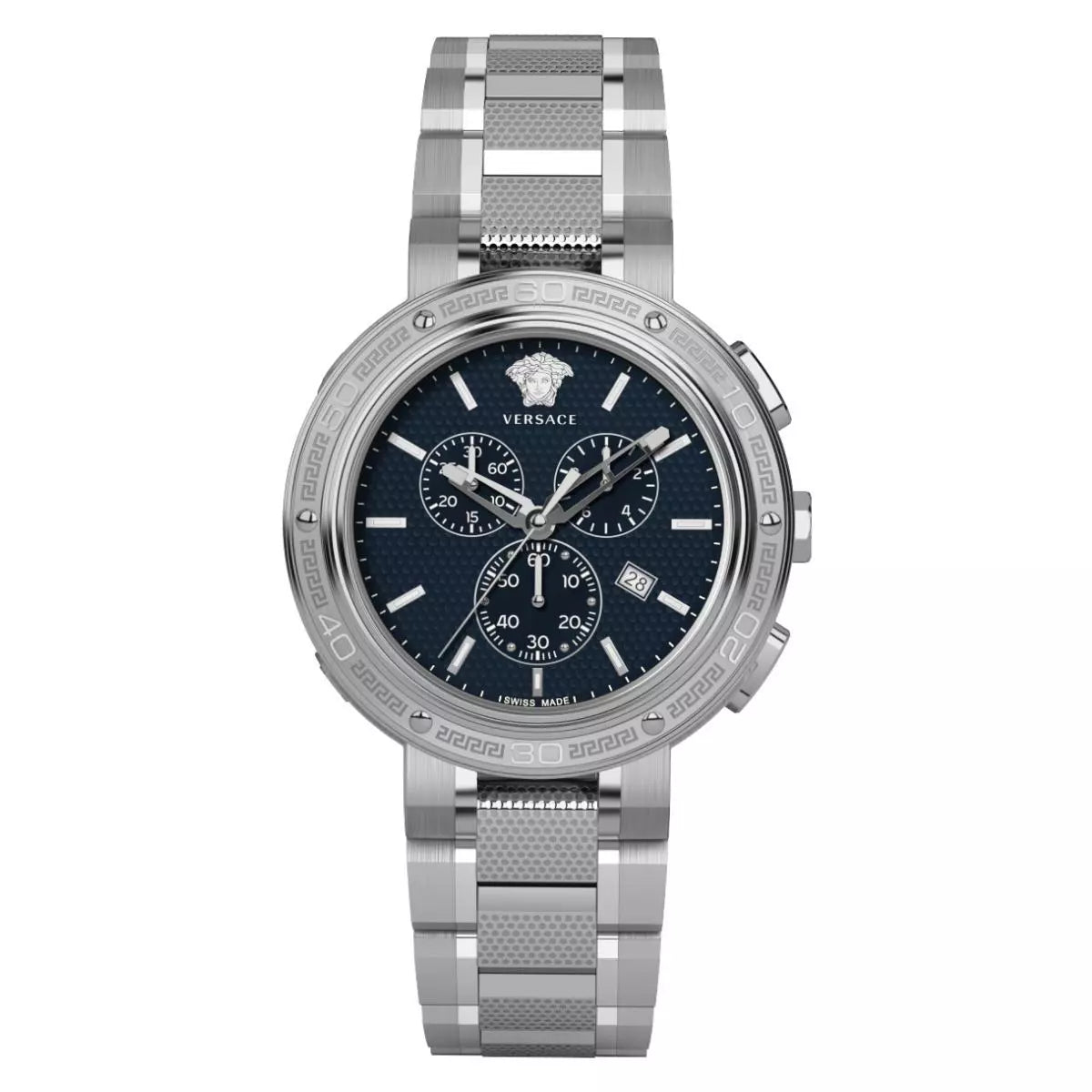 Men's Swiss Summer Edition-Versace Men's Watch V-Extreme Pro 46mm Blue Bracelet VE2H00321