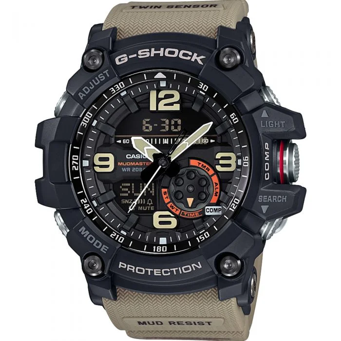 Mens Hand-Wound Style Smart Watches-G-Shock MASTER OF G MUDMASTER GG1000-1A5