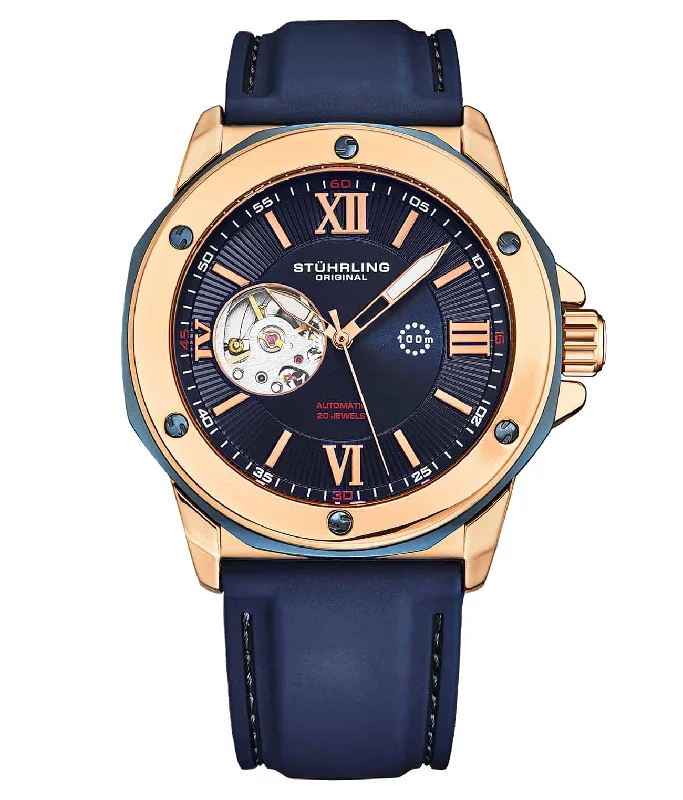 Rose Case / Blue Dial / Blue Strap