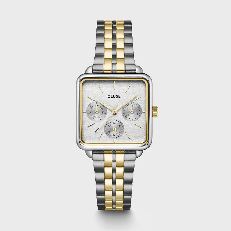 Women's German Made Design Mechanical Watches-La Tétragone Multifunction Watch Steel, Two-Tone Women's German Made Design Mechanical Watches-La Tétragone Multifunction Watch Steel, Two-Tone