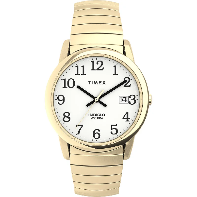 Men's Local Brand Style Men's Watches-Timex Easy Reader Classic Men's White Watch T2H301 Men's Local Brand Style Men's Watches-Timex Easy Reader Classic Men's White Watch T2H301