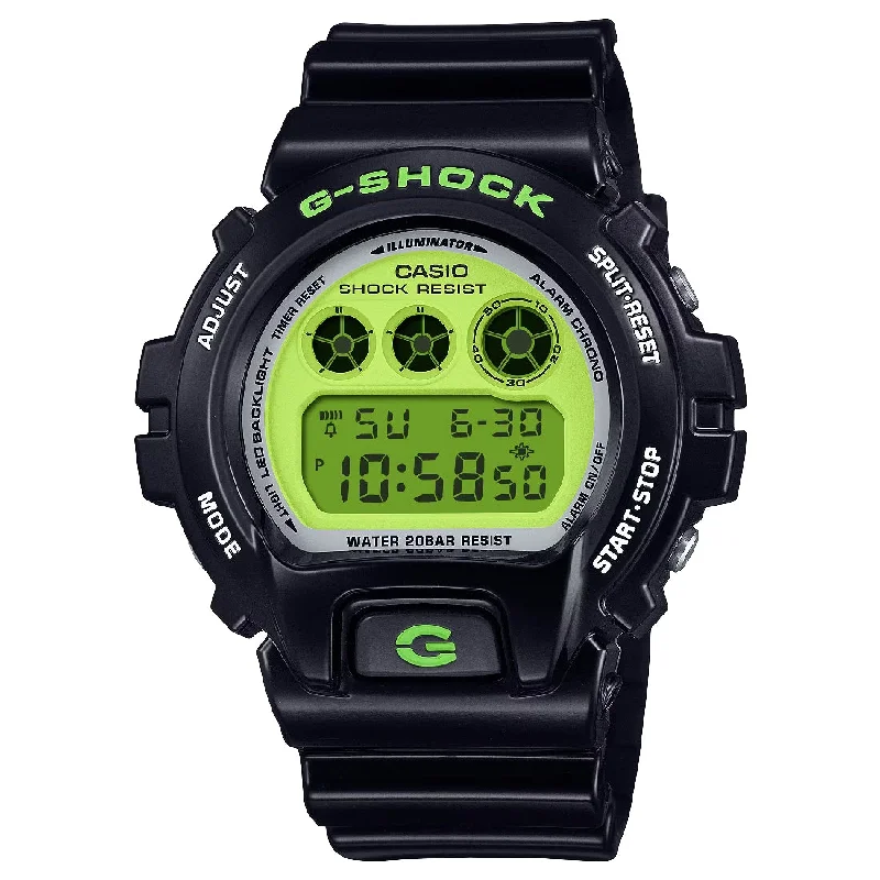 Men's New Year's Eve Design Sports Watches-Orologio Casio G-Shock DW-6900RCS-1ER Crazy Colour nero e verde