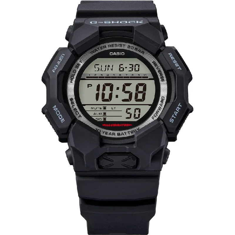 Mens Round Case Smart Watches-G-Shock GD010-1D Rugged Digital