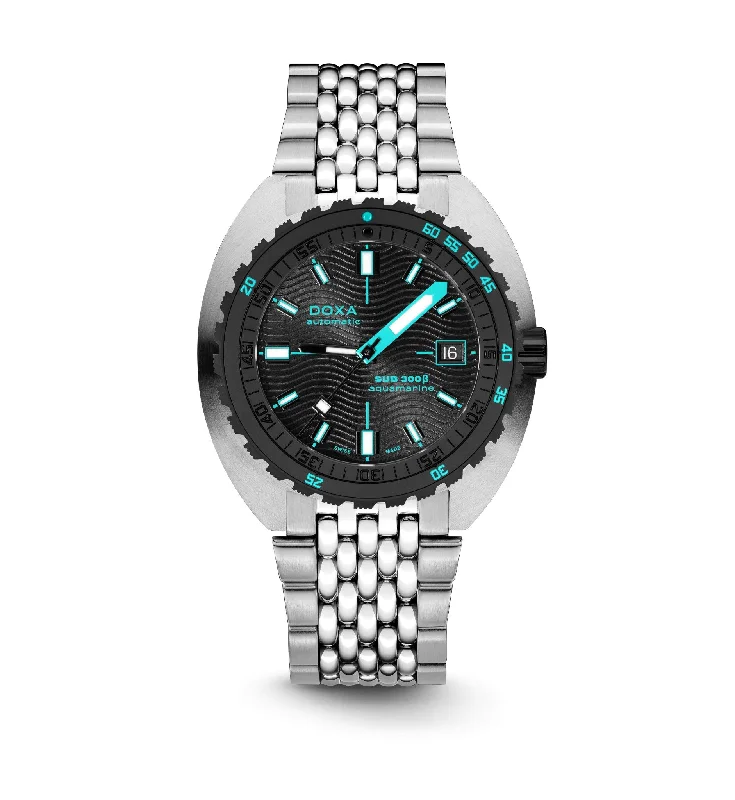 Men's Dive Watches with Classic Dive Features -Aquamarine