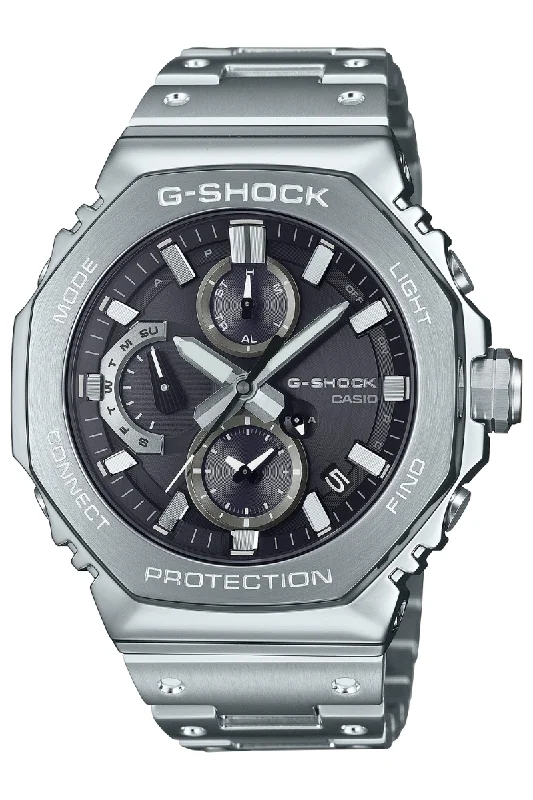Men's High-End Dress Watches-G-Shock Full Metal 2100 Series Chronograph GMC-B2100D-1A