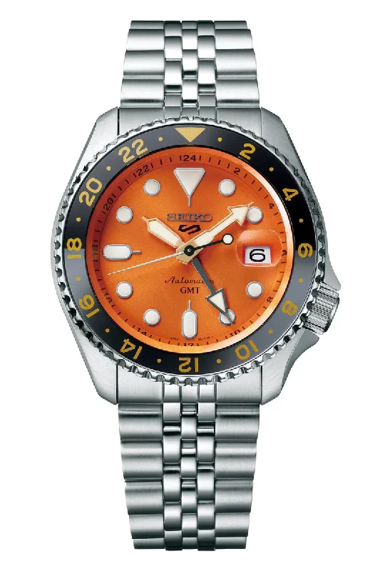 Men's Night Out Dress Watches-Seiko 5 Sport SKX GMT SSK005