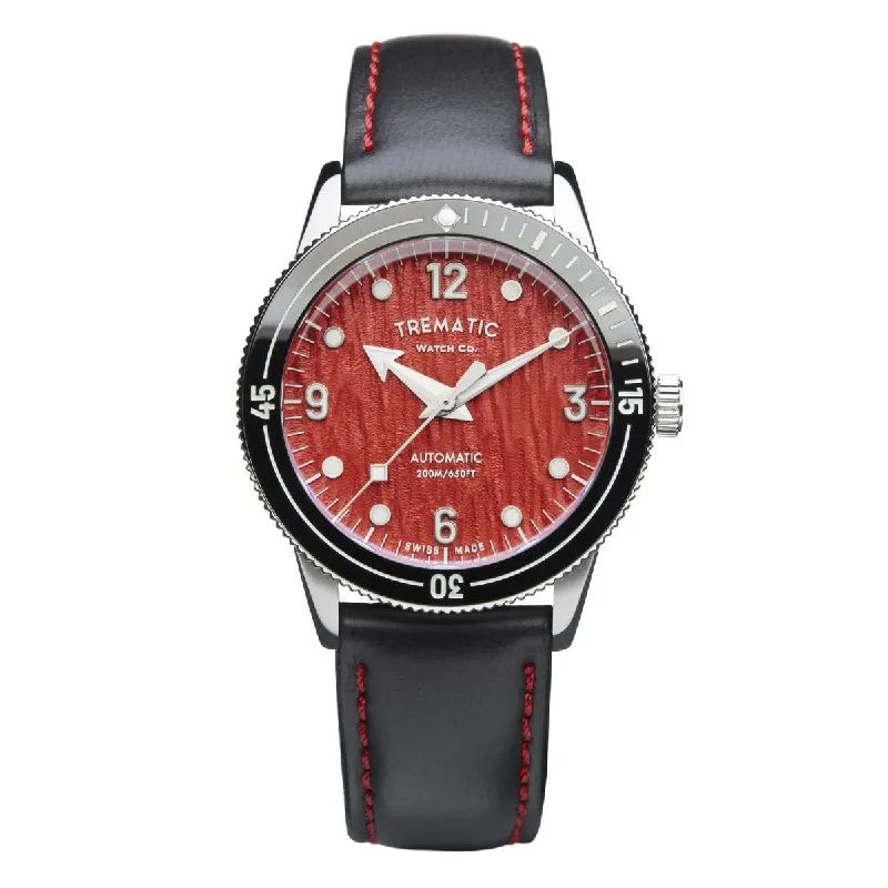 Men's Swiss Digital Edition-Trematic Men's Watch AC 14 Crimson Red 1414121
