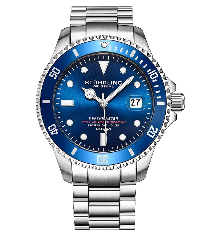 Blue Dial/Silver Case/Silver Bracelet