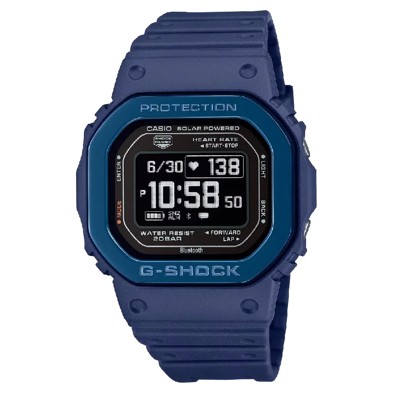 Men's Automatic Wind Design Sports Watches-Orologio G-Shock DW-H5600MB-2ER blu resina e acciaio