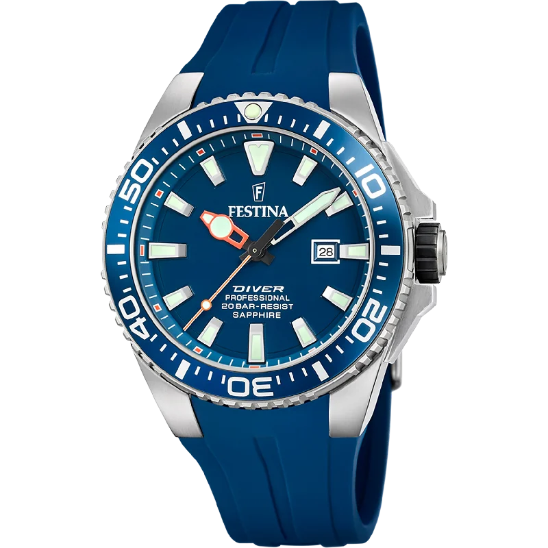 Men's Holiday Season Style Men's Watches-Festina Classics Men's Blue Watch F20664/1