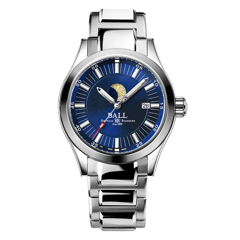 Men's Swiss Personalized Edition-Ball Men's Watch Engineer III Moon Phase Blue NM2282C-SJ-BE Men's Swiss Personalized Edition-Ball Men's Watch Engineer III Moon Phase Blue NM2282C-SJ-BE